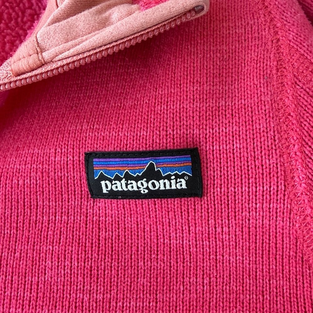 Patagonia Pink Zip-Up Sweater - Picture 3 of 7